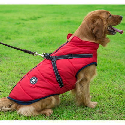WoofGuard™- Wasserdichte Winterjacke mit integriertem Gurtzeug – Bild 20 von 25