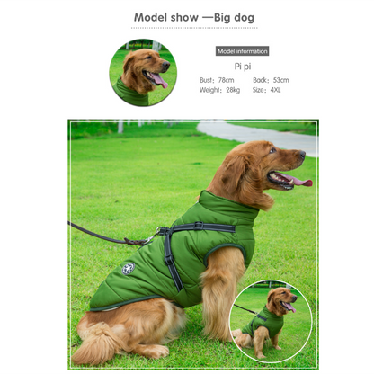 WoofGuard™- Wasserdichte Winterjacke mit integriertem Gurtzeug – Bild 15 von 25