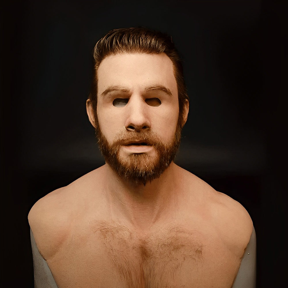 Realistische Gesichtsmaske - Größenübersicht