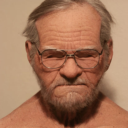 Realistische Gesichtsmaske - Vorderansicht