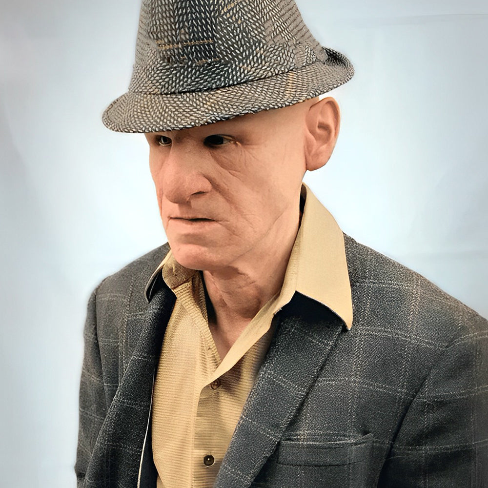 Realistische Gesichtsmaske - Rückansicht