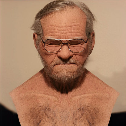 Realistische Gesichtsmaske - Anwendungsbeispiel