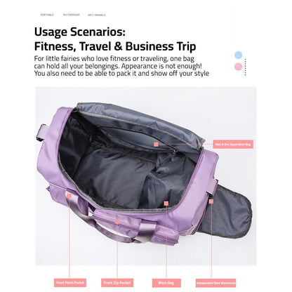 Reisetasche Sport-Duffle – Mehrere Fächer mit Schuhfach 13
