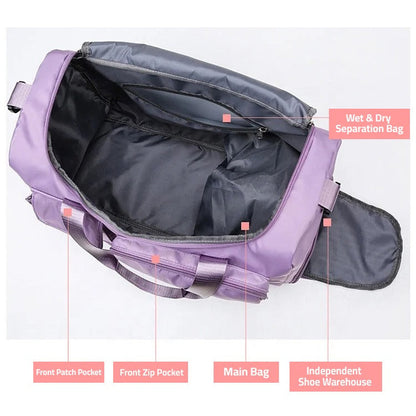 Reisetasche Sport-Duffle – Mehrere Fächer mit Schuhfach 16