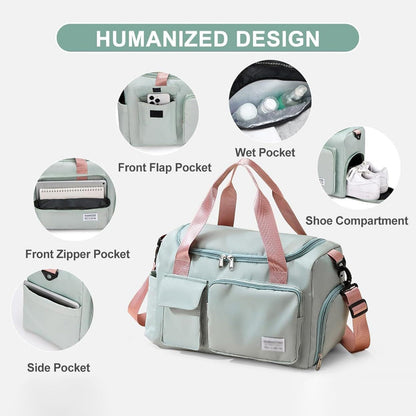 Reisetasche Sport-Duffle – Mehrere Fächer mit Schuhfach 18