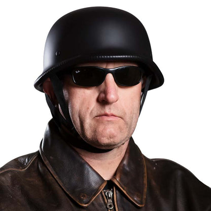 Outlaw Motorrad Halbschalenhelm – Vintage Stil & Sicherheit – Bild 3 von 11
