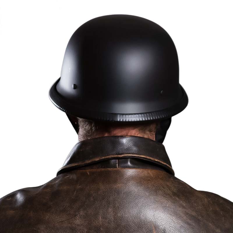 Outlaw Motorrad Halbschalenhelm – Vintage Stil & Sicherheit – Bild 4 von 11