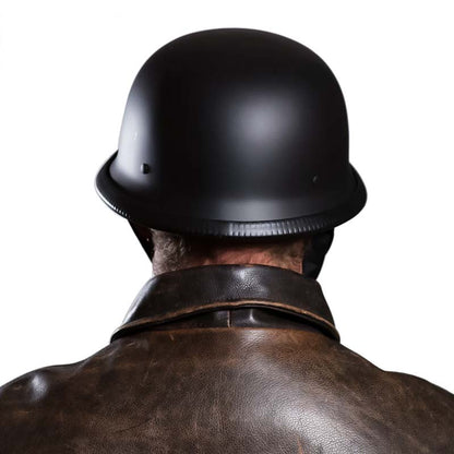Outlaw Motorrad Halbschalenhelm – Vintage Stil & Sicherheit – Bild 4 von 11