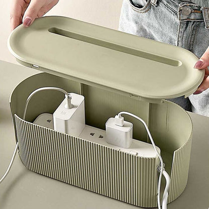 Strum – Stilvolle Kabelorganizer-Box aus langlebigem Kunststoff