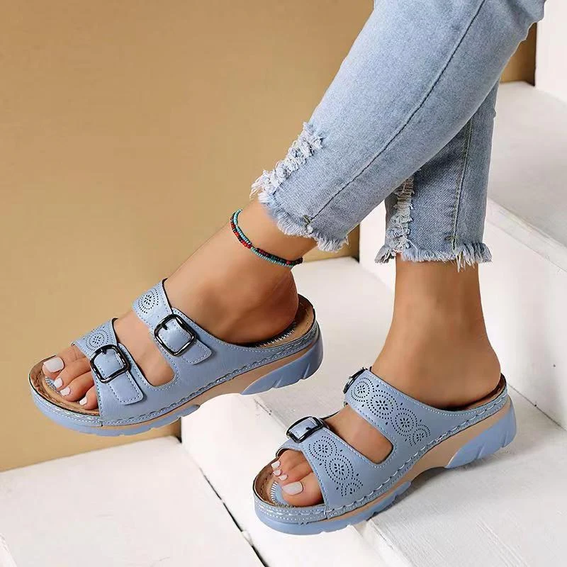 Super bequeme orthopädische Sandalen - Detailansicht