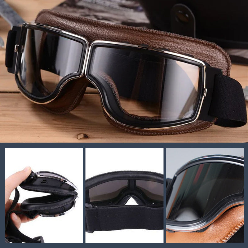 Vintage-Motorradbrille 4