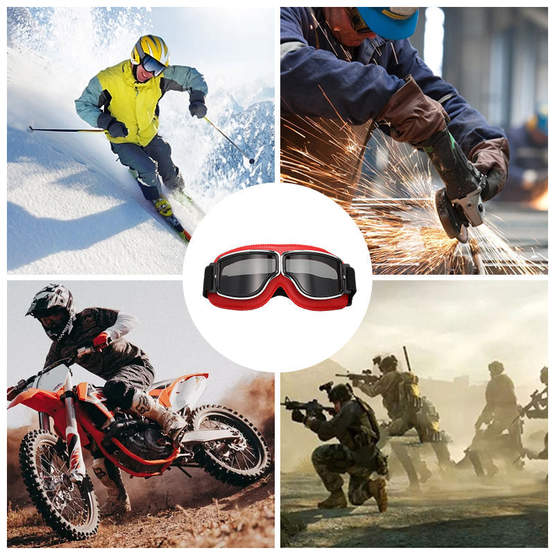 Vintage-Motorradbrille 6