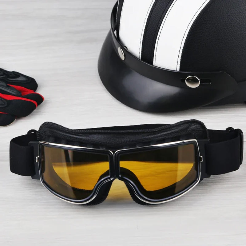 Vintage-Motorradbrille 7