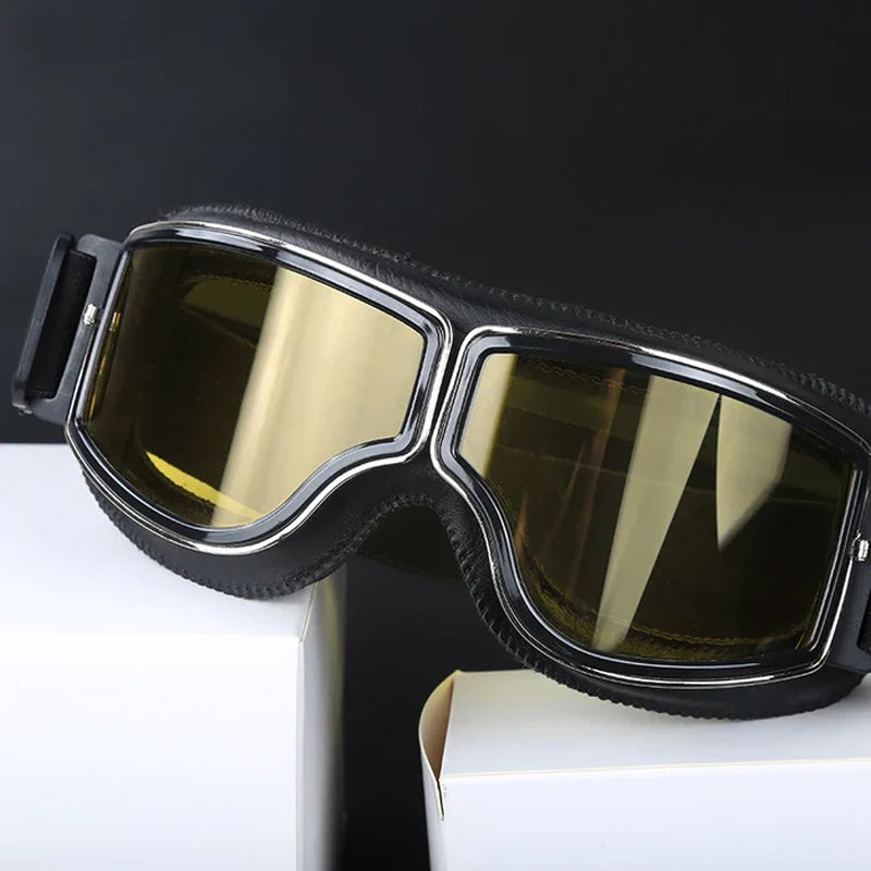 Vintage-Motorradbrille 8