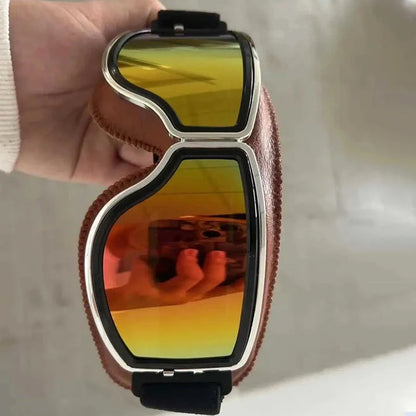 Vintage-Motorradbrille 9